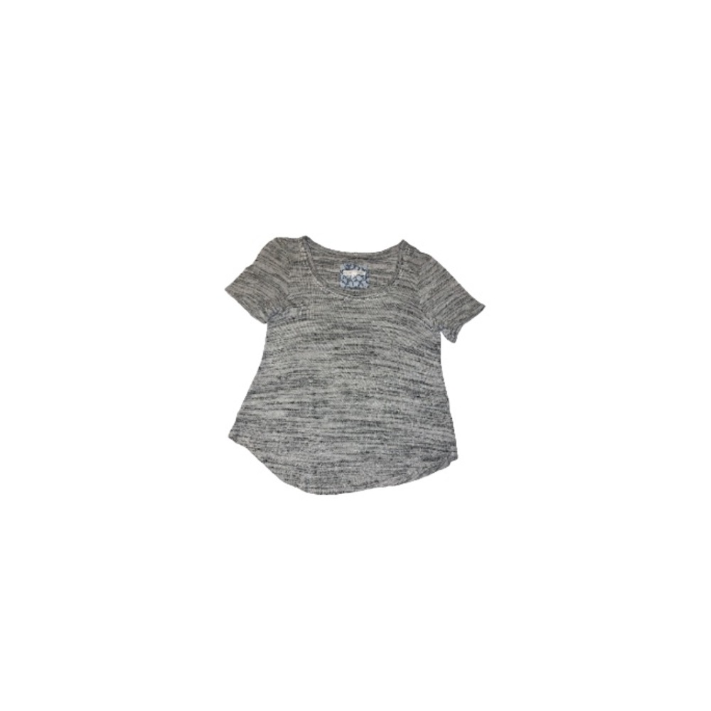 Anthropologie Pure + Good Heathered Black and Grey Top - Women’s Size XS